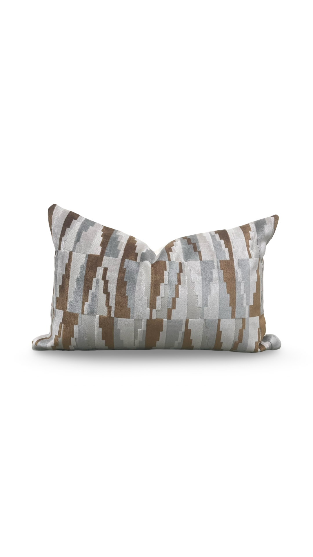 Acute Tobacco Slate 12X18" Knife Edge Decorative Lumbar Pillow