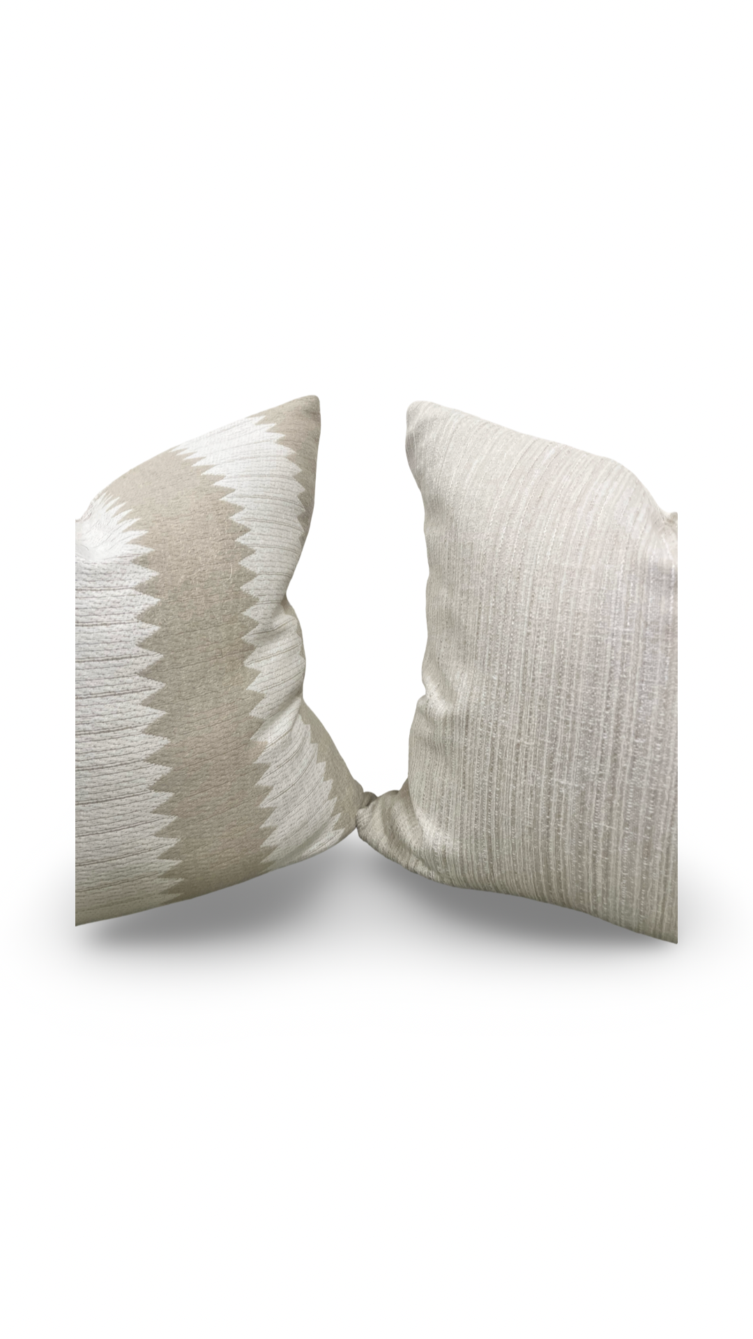Aperigon Swag Jute 22x22" Knife Edge Decorative Throw Pillow
