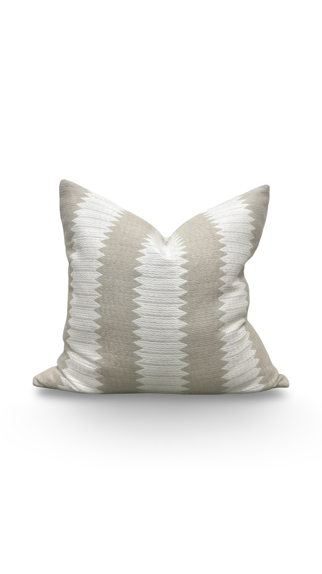 Aperigon Swag Jute 22x22" Knife Edge Decorative Throw Pillow
