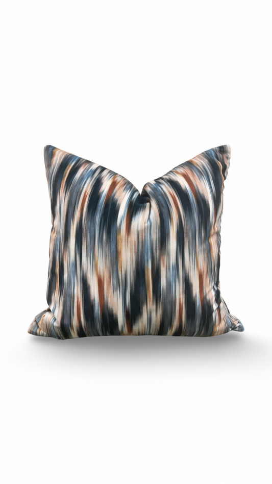 Melange Multi 18X18" Knife Edge Decorative Throw Pillow