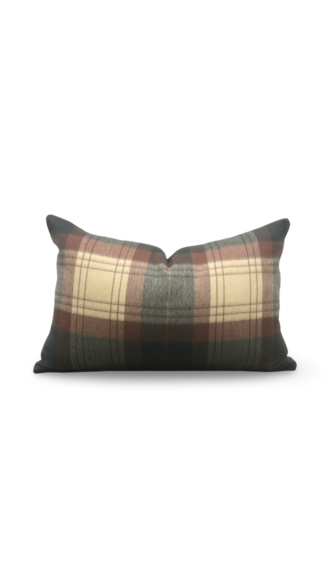 Sandra Jordan Lumbar Pillow Rosemary Armaretto 12x18" Knife Edge Cover