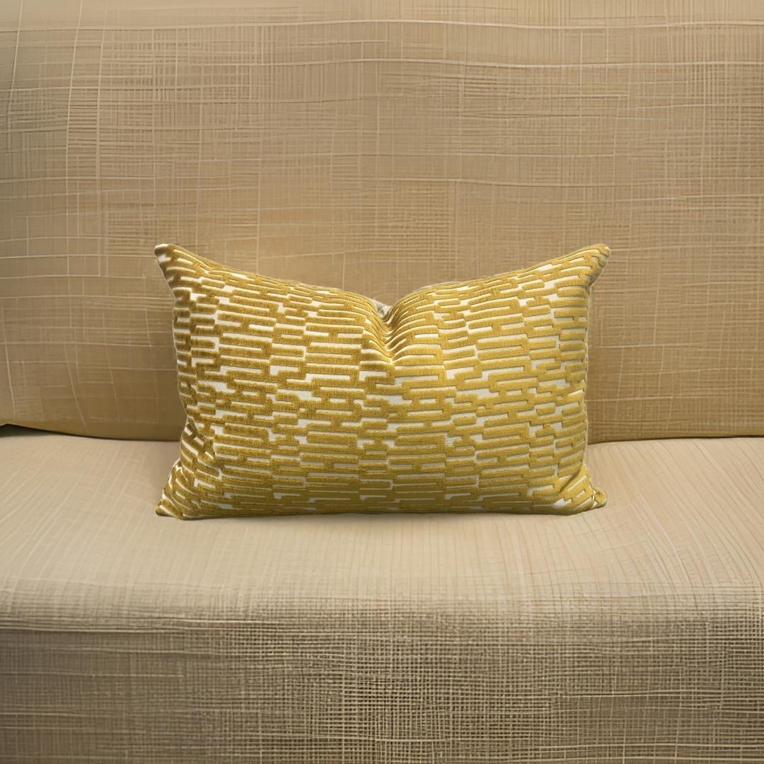 Linx Monarch 12x18" Knife Edge Decorative Lumbar Pillow