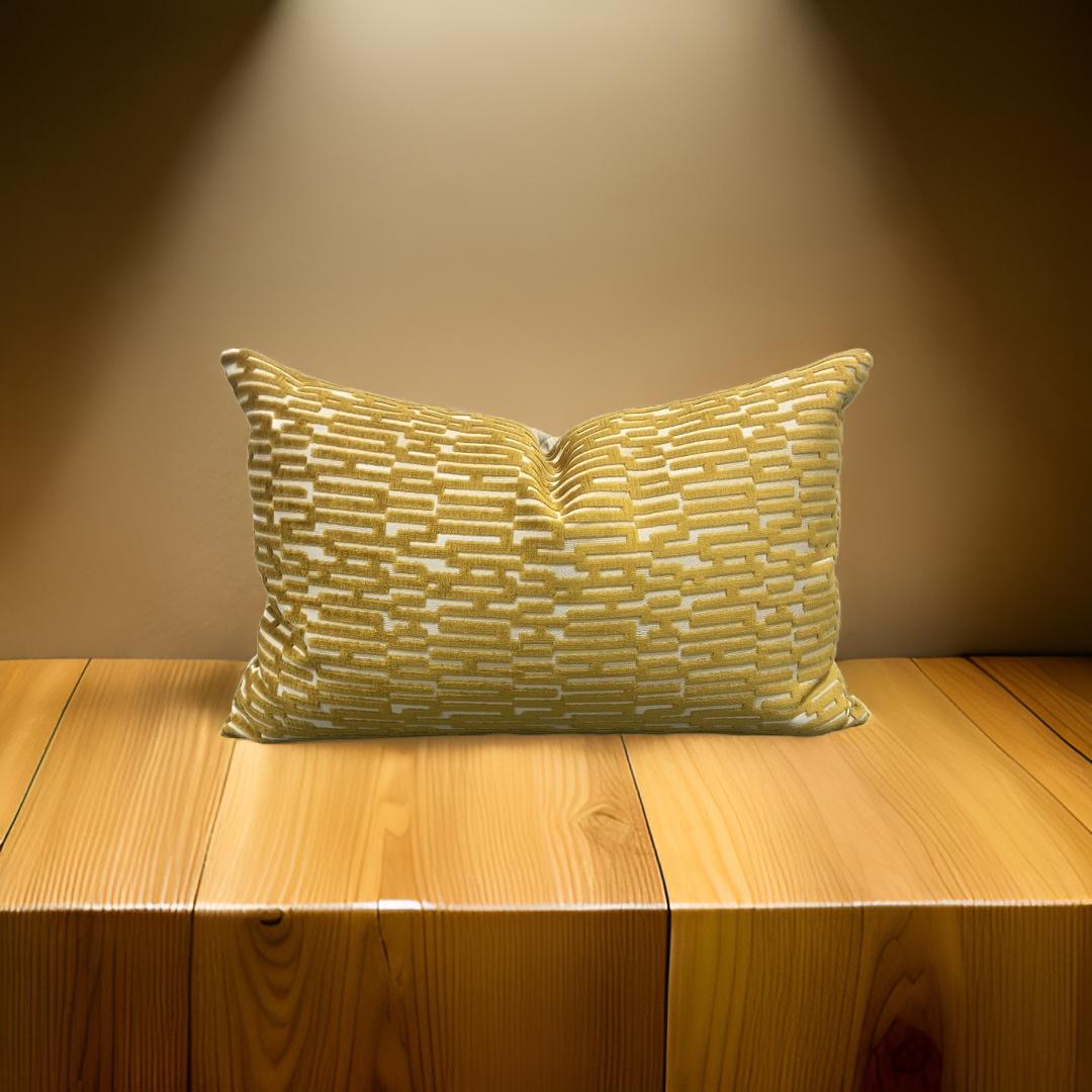 Linx Monarch 12x18" Knife Edge Decorative Lumbar Pillow