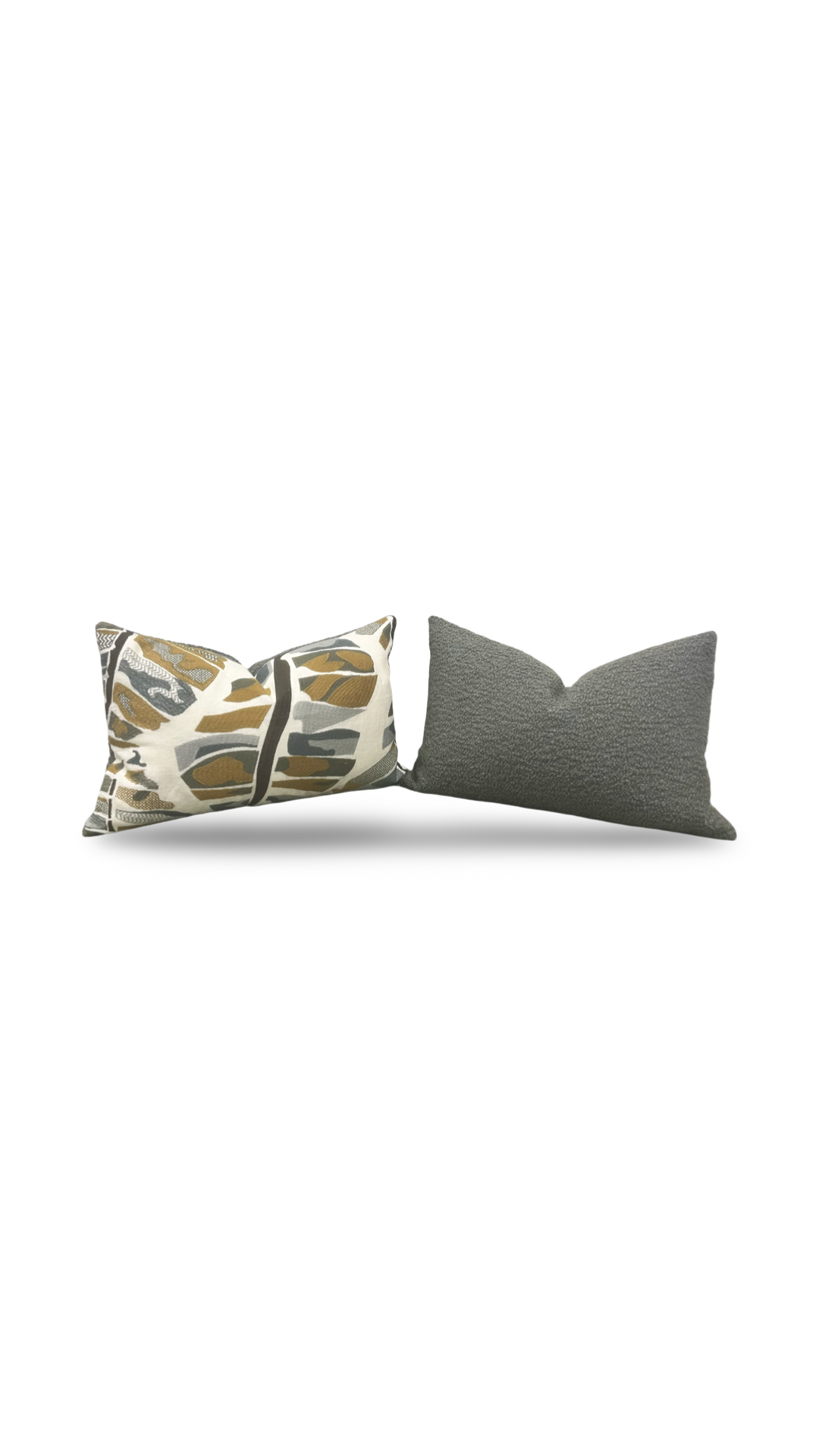 Delilah Forest 12X18" Knife Edge Decorative Lumbar Pillow