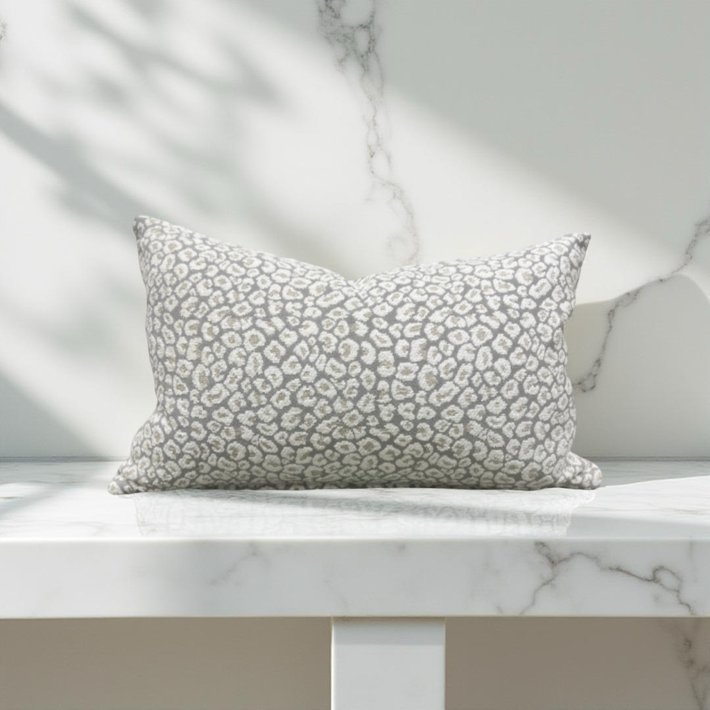 Eli Oyster 12X18" Knife Edge Decorative Lumbar Pillow