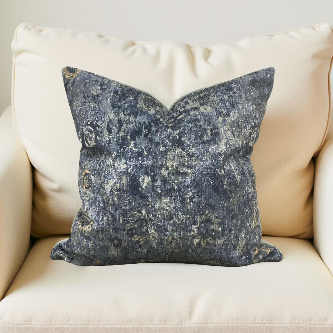 Designer Fabric Mesmerize Tidepool 18x18" Knife Edge Decorative Throw Pillow