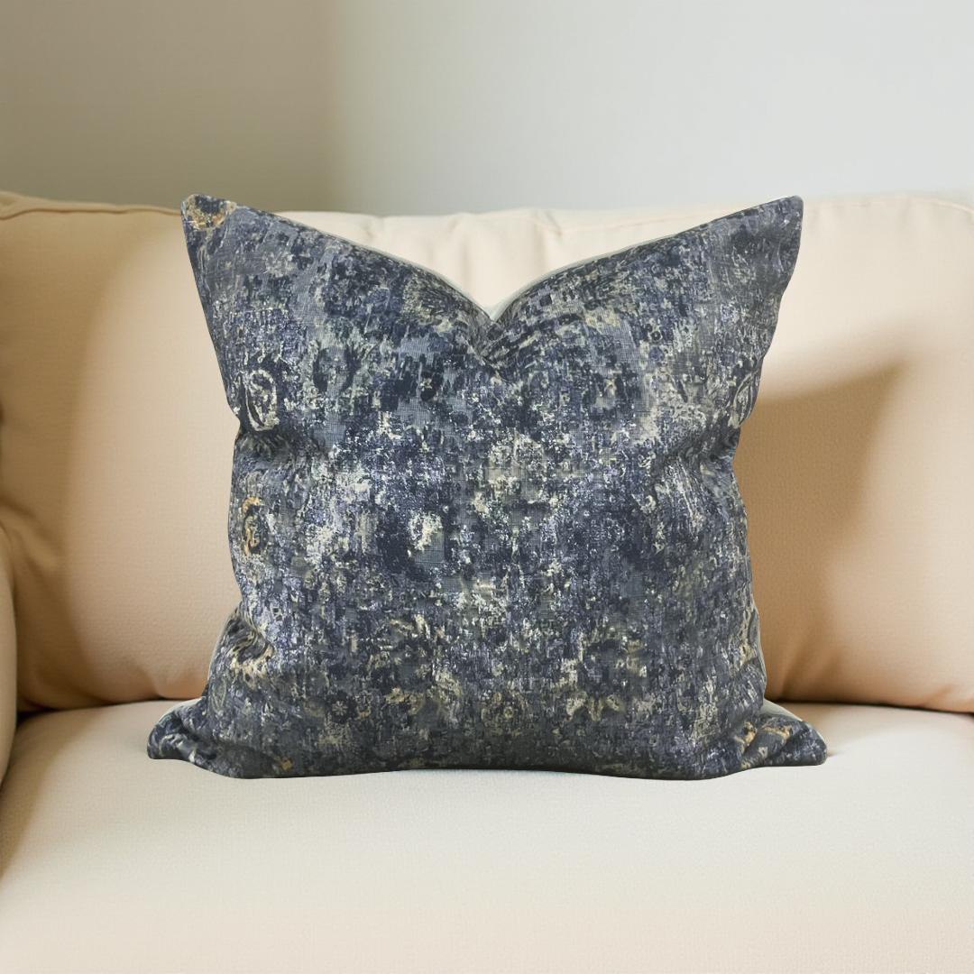 Designer Fabric Mesmerize Tidepool 18x18" Knife Edge Decorative Throw Pillow