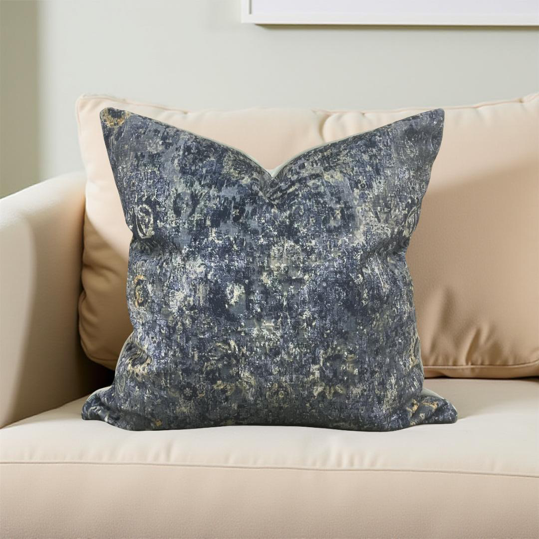 Designer Fabric Mesmerize Tidepool 18x18" Knife Edge Decorative Throw Pillow