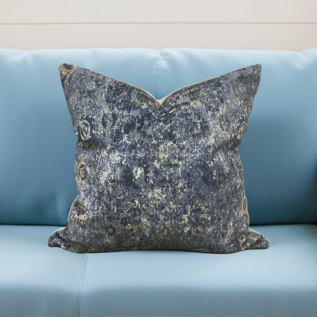 Designer Fabric Mesmerize Tidepool 18x18" Knife Edge Decorative Throw Pillow