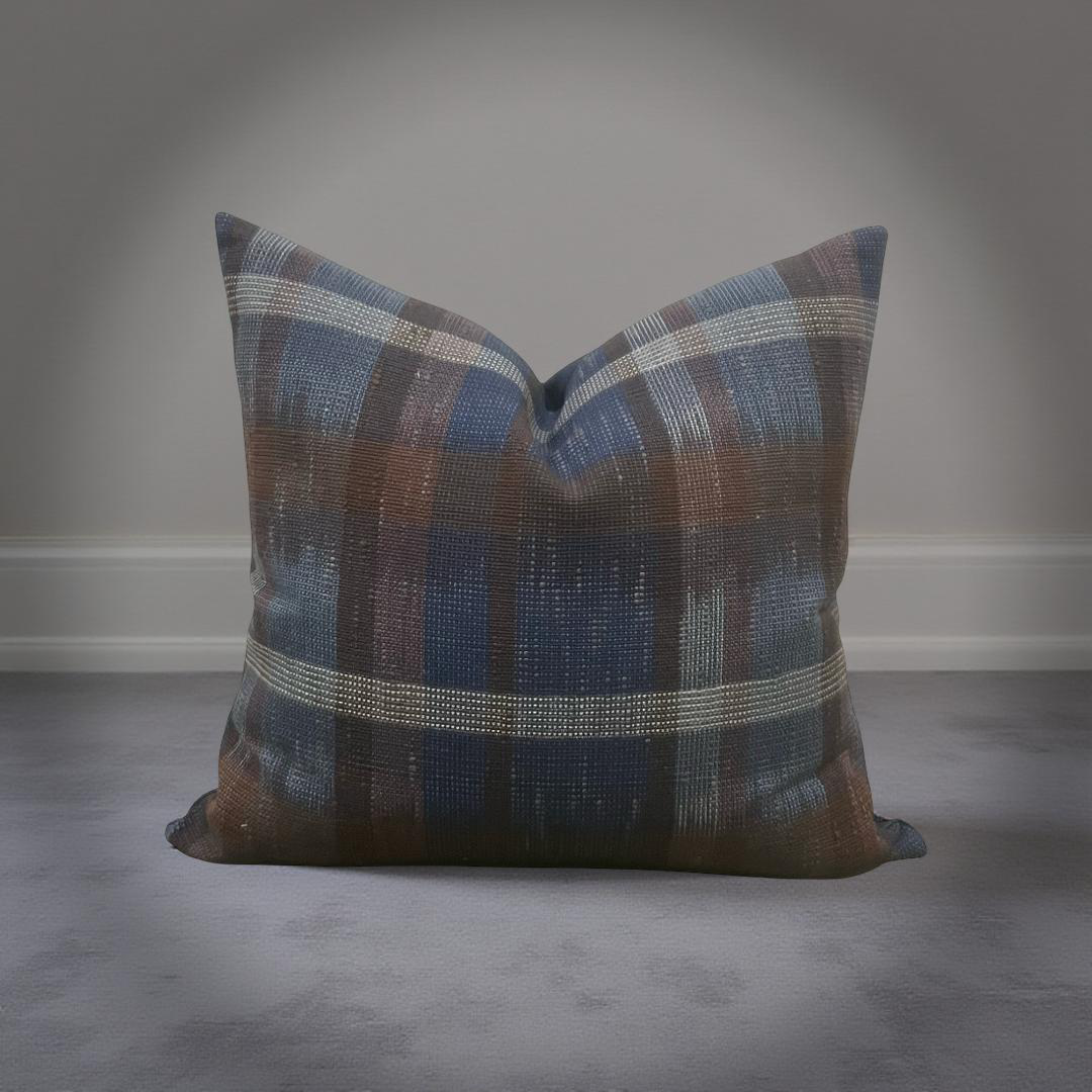 Designer Fabric Alastair 18x18" Knife Edge Decorative Throw Pillow