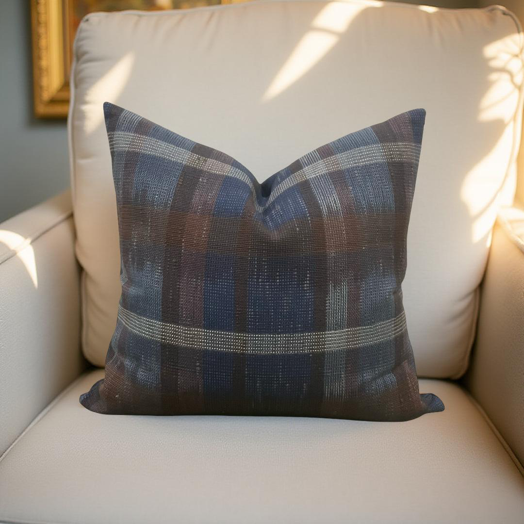 Designer Fabric Alastair 18x18" Knife Edge Decorative Throw Pillow
