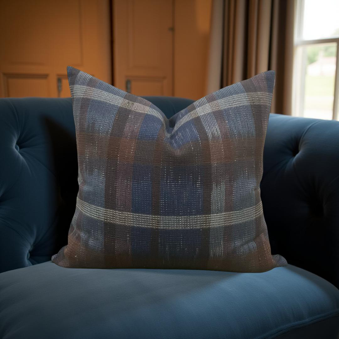Designer Fabric Alastair 18x18" Knife Edge Decorative Throw Pillow