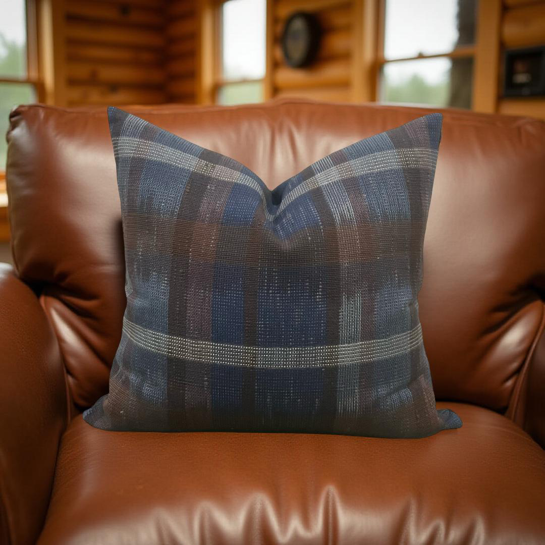 Designer Fabric Alastair 18x18" Knife Edge Decorative Throw Pillow