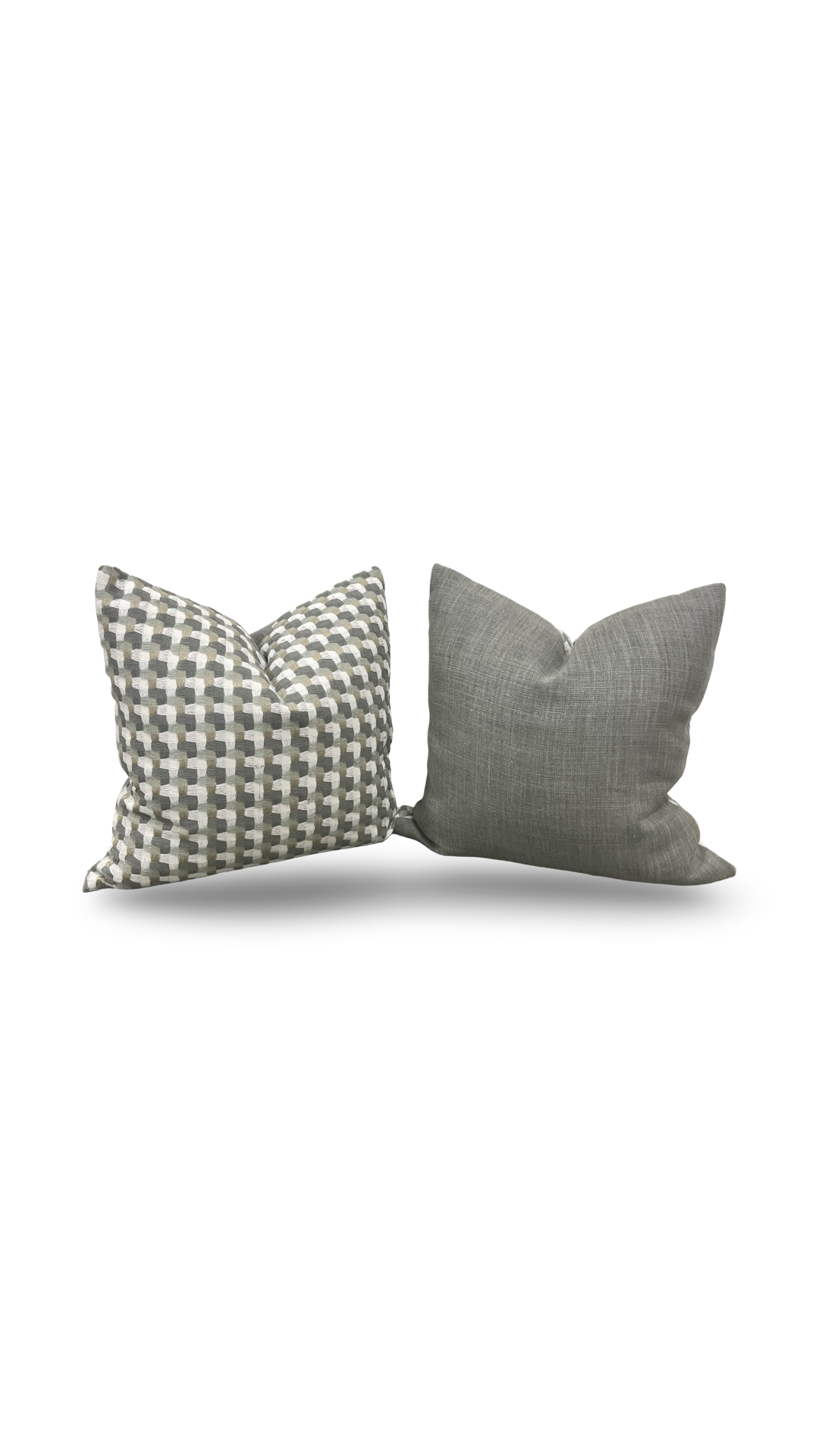 Designer Fabric Petite Terrasse 20x20" Knife Edge Decorative Throw Pillow