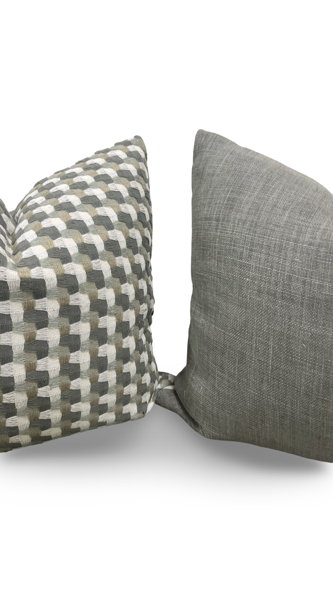 Designer Fabric Petite Terrasse 20x20" Knife Edge Decorative Throw Pillow