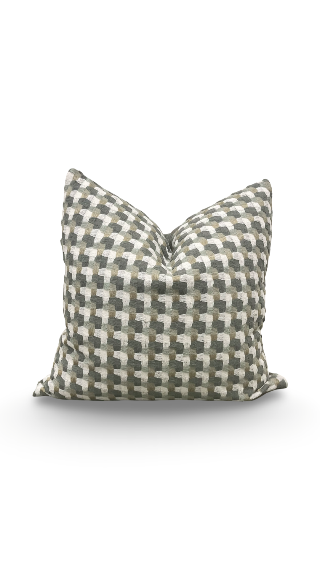 Designer Fabric Petite Terrasse 20x20" Knife Edge Decorative Throw Pillow