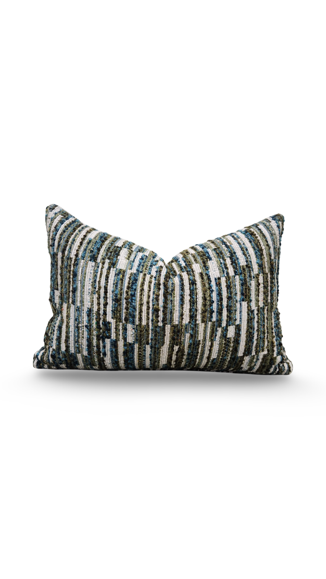 Lumbar Pillow Jenga Colibri 12x18" Knife Edge Cover