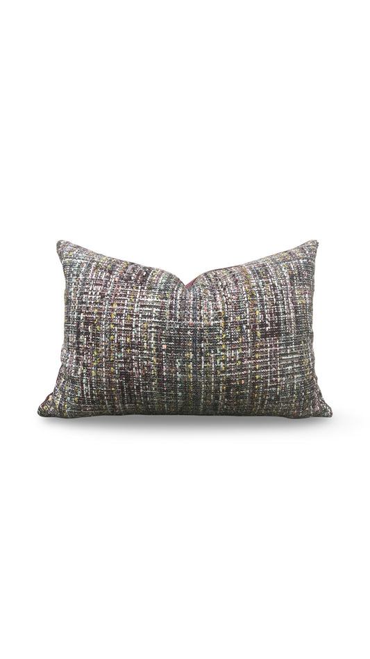 S Harris Fabric Lumbar Pillow Tejido 12x18" Knife Edge Cover