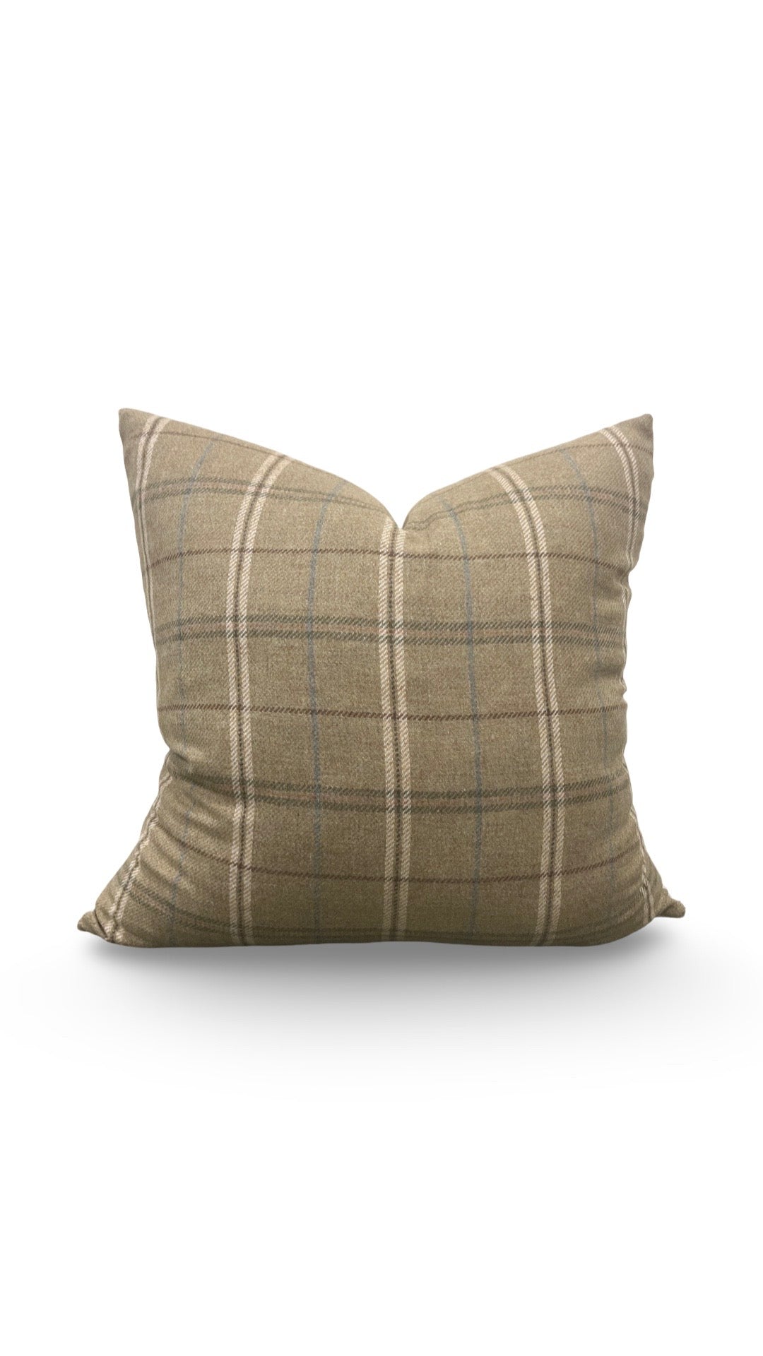 Mulberry Decorative Pillow Islay Sage 22x22" Knife Edge Cover