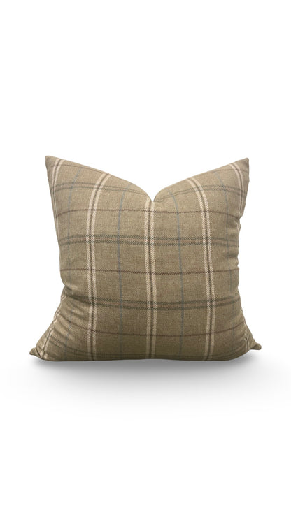Mulberry Decorative Pillow Islay Sage 22x22" Knife Edge Cover