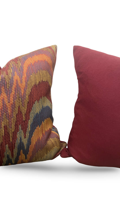 Decorative Pillow Petworth Carnival 22x22" Knife Edge Cover