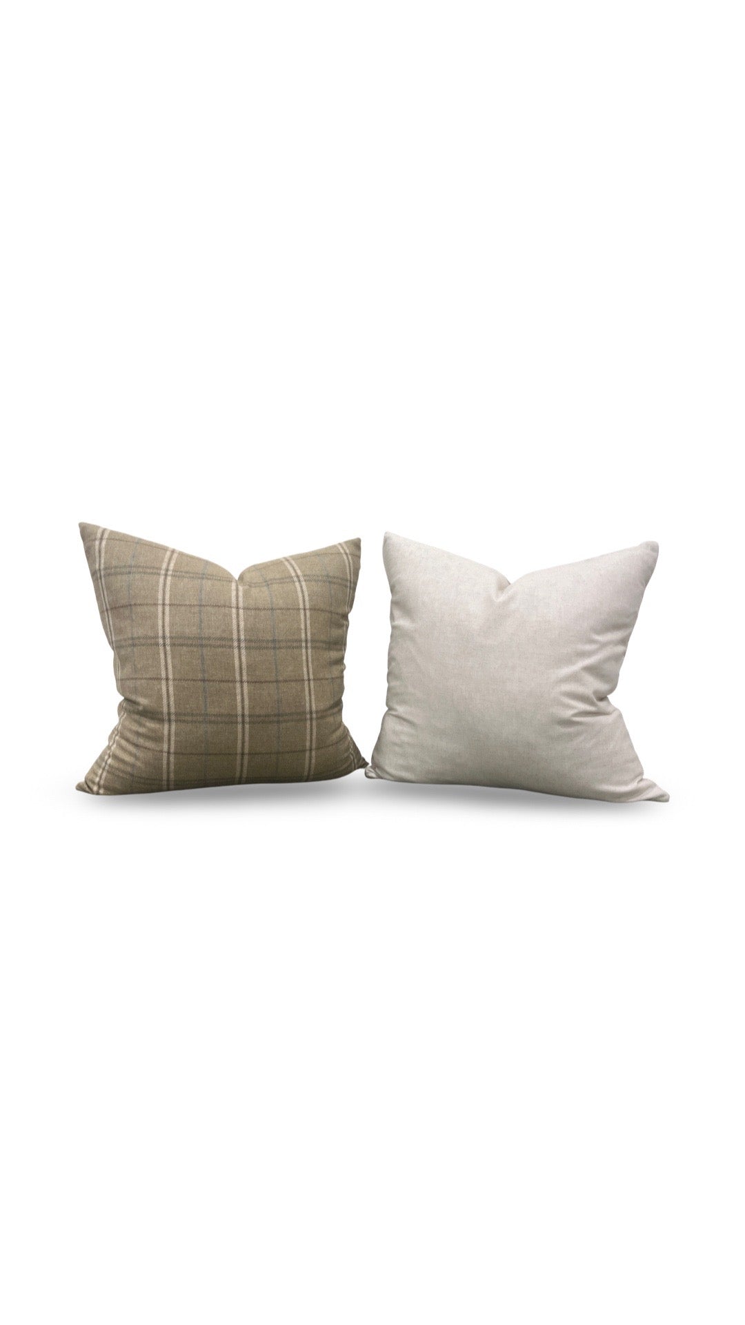 Mulberry Decorative Pillow Islay Sage 22x22" Knife Edge Cover