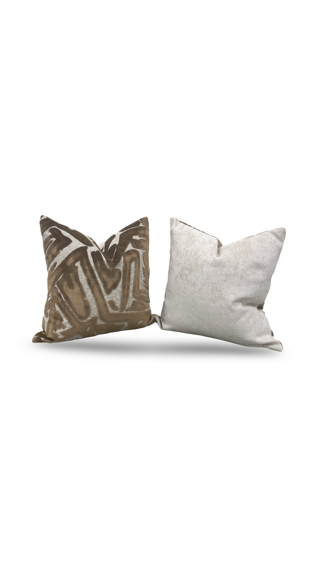 ACDC Copper 20x20" Knife Edge Decorative Throw Pillow