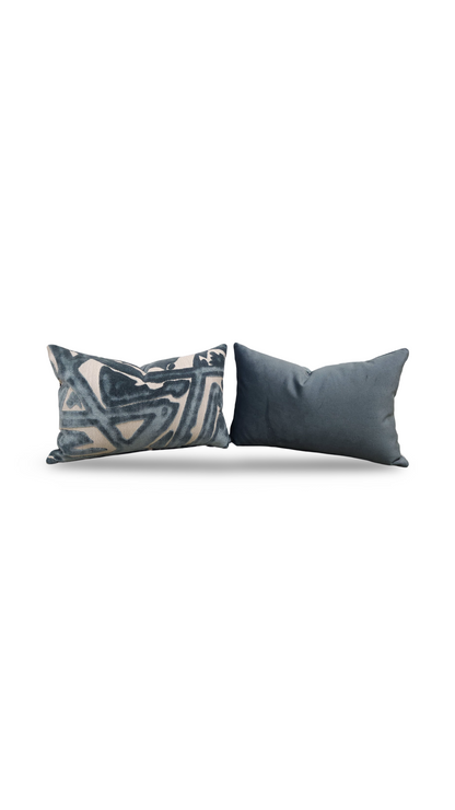 ACDC Lumbar Pillow Teal 12x18" Knife Edge Cover
