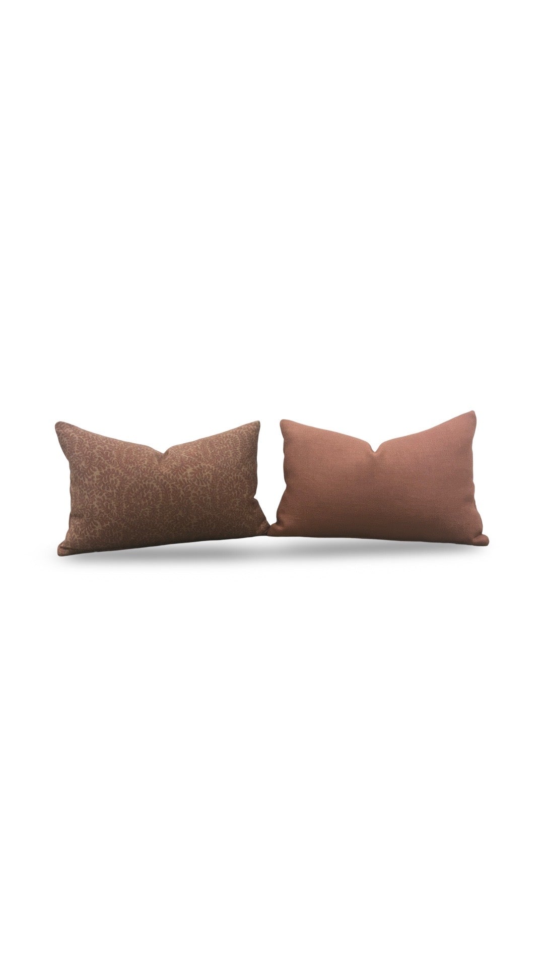 George Spencer Designs Lumbar Pillow Amadea Spice 12x18" Knife Edge Cover