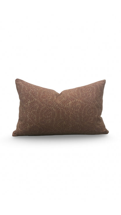 George Spencer Designs Lumbar Pillow Amadea Spice 12x18" Knife Edge Cover