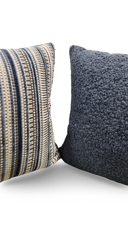 Lumbar Pillow Morocco Sapphire 12x18" Knife Edge Cover