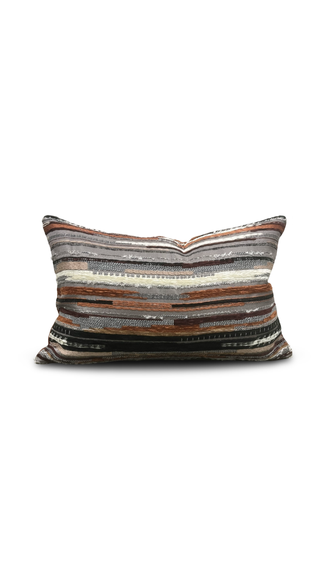 Maroc Cinnamon 12x18" Knife Edge Decorative Lumbar Pillow