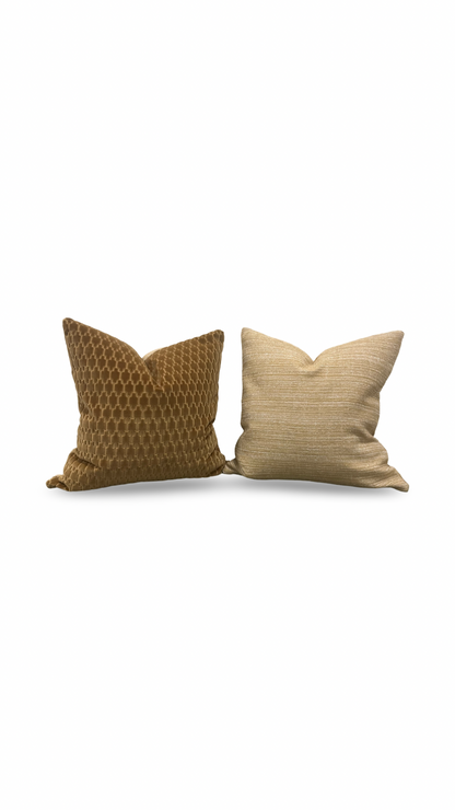 Brentano Decorative Pillow Graviata Marigold 20x20" Knife Edge Cover
