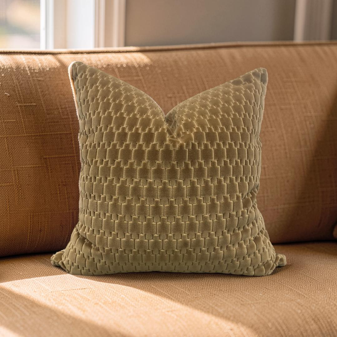 Brentano Decorative Pillow Graviata Marigold 20x20" Knife Edge Cover