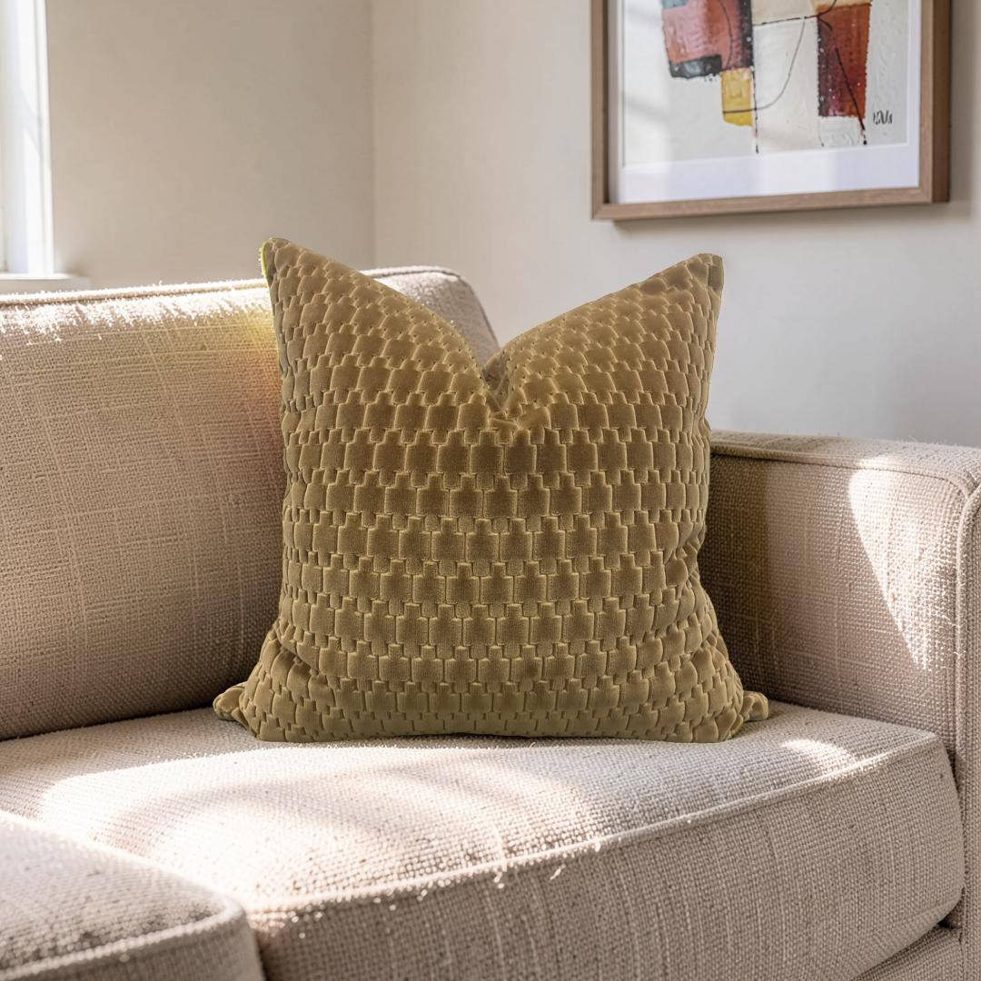 Brentano Decorative Pillow Graviata Marigold 20x20" Knife Edge Cover