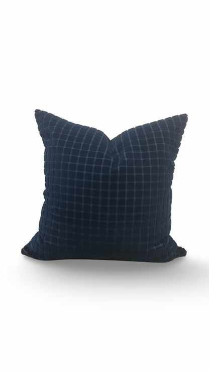 Smalti Blue Grotto 22x22" Knife Edge Decorative Throw Pillow