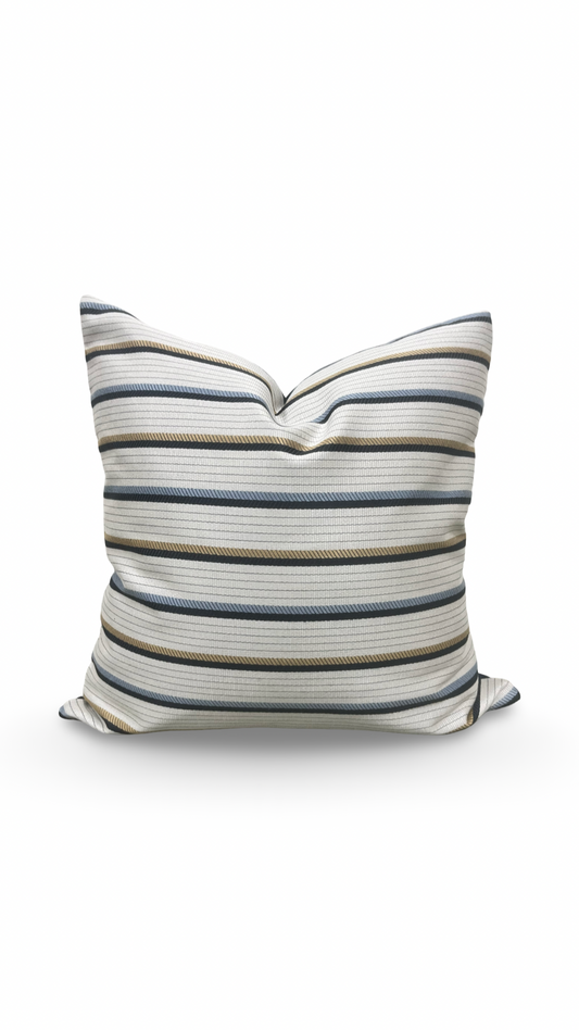 Designer Fabric Lliad Chariot 18x18" Knife Edge Decorative Throw Pillow