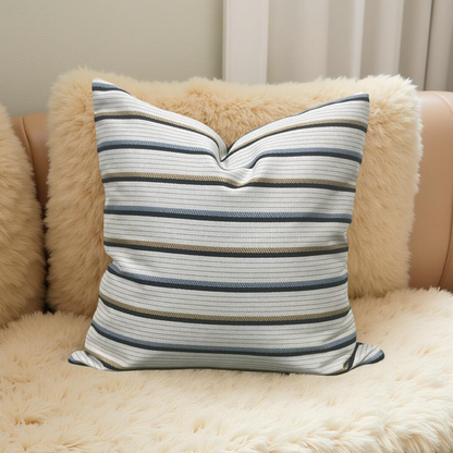 Designer Fabric Lliad Chariot 18x18" Knife Edge Decorative Throw Pillow