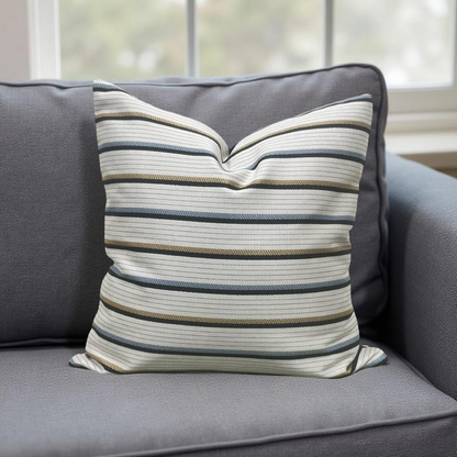 Designer Fabric Lliad Chariot 18x18" Knife Edge Decorative Throw Pillow
