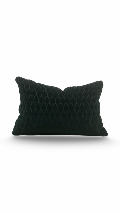 Lumbar Pillow Graviata Evergreen 12x18" Knife Edge Cover