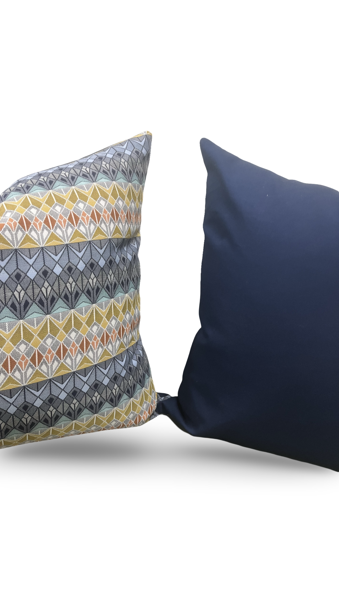 Designer Fabric Vitreum Toscanini 22x22" Knife Edge Decorative Throw Pillow