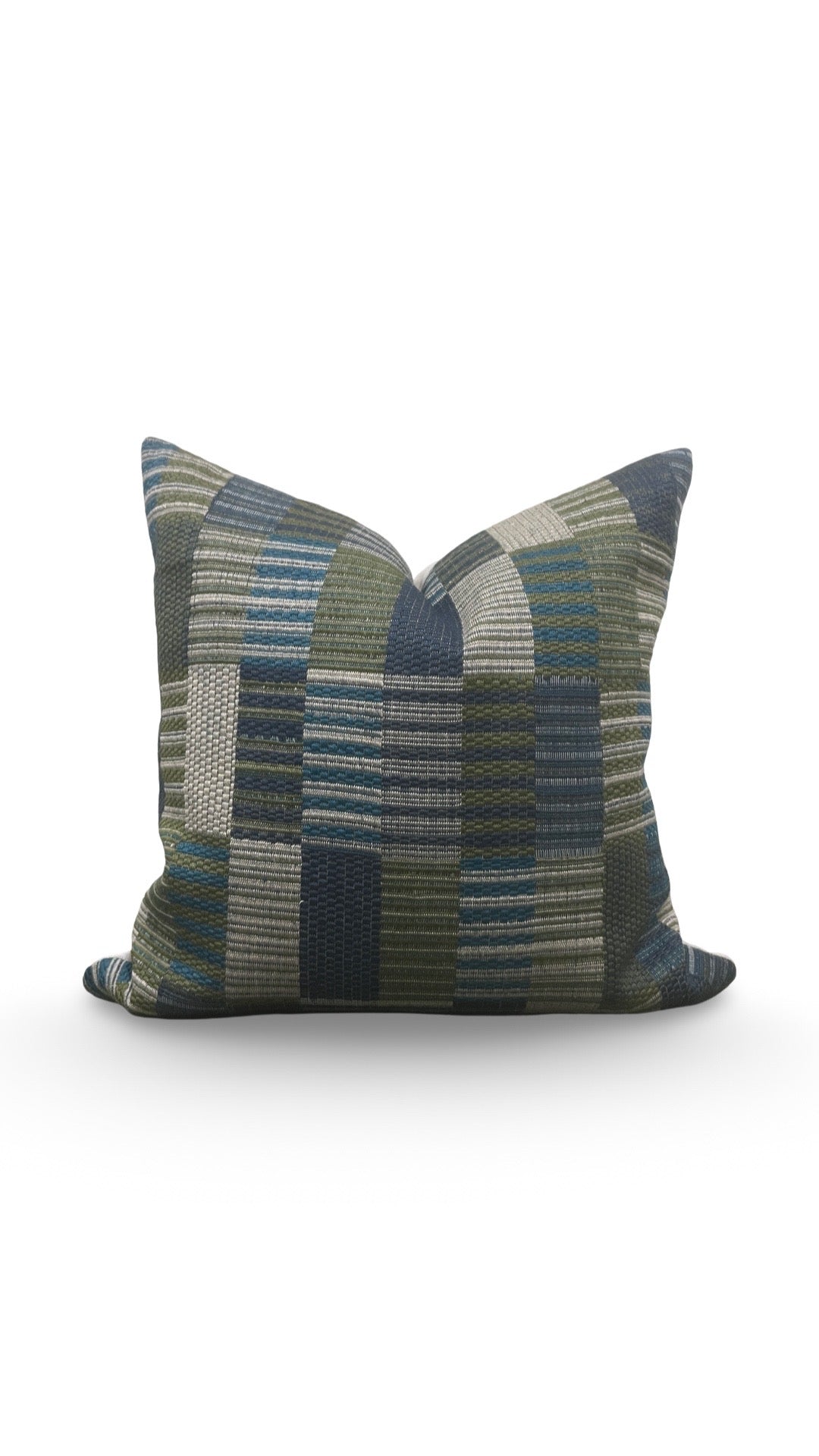 Brunschwig & Fils Decorative Pillow Sudare Meadow 20x20" Knife Edge Cover