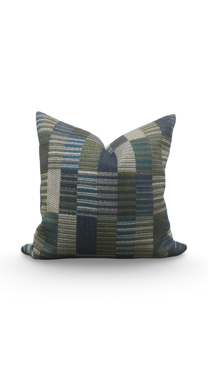 Brunschwig & Fils Decorative Pillow Sudare Meadow 20x20" Knife Edge Cover