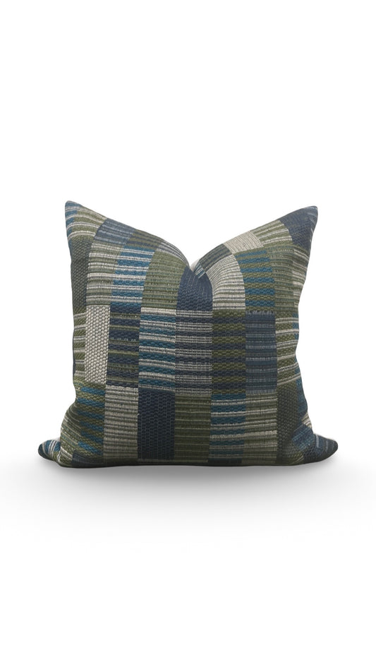 Brunschwig & Fils Decorative Pillow Sudare Meadow 20x20" Knife Edge Cover