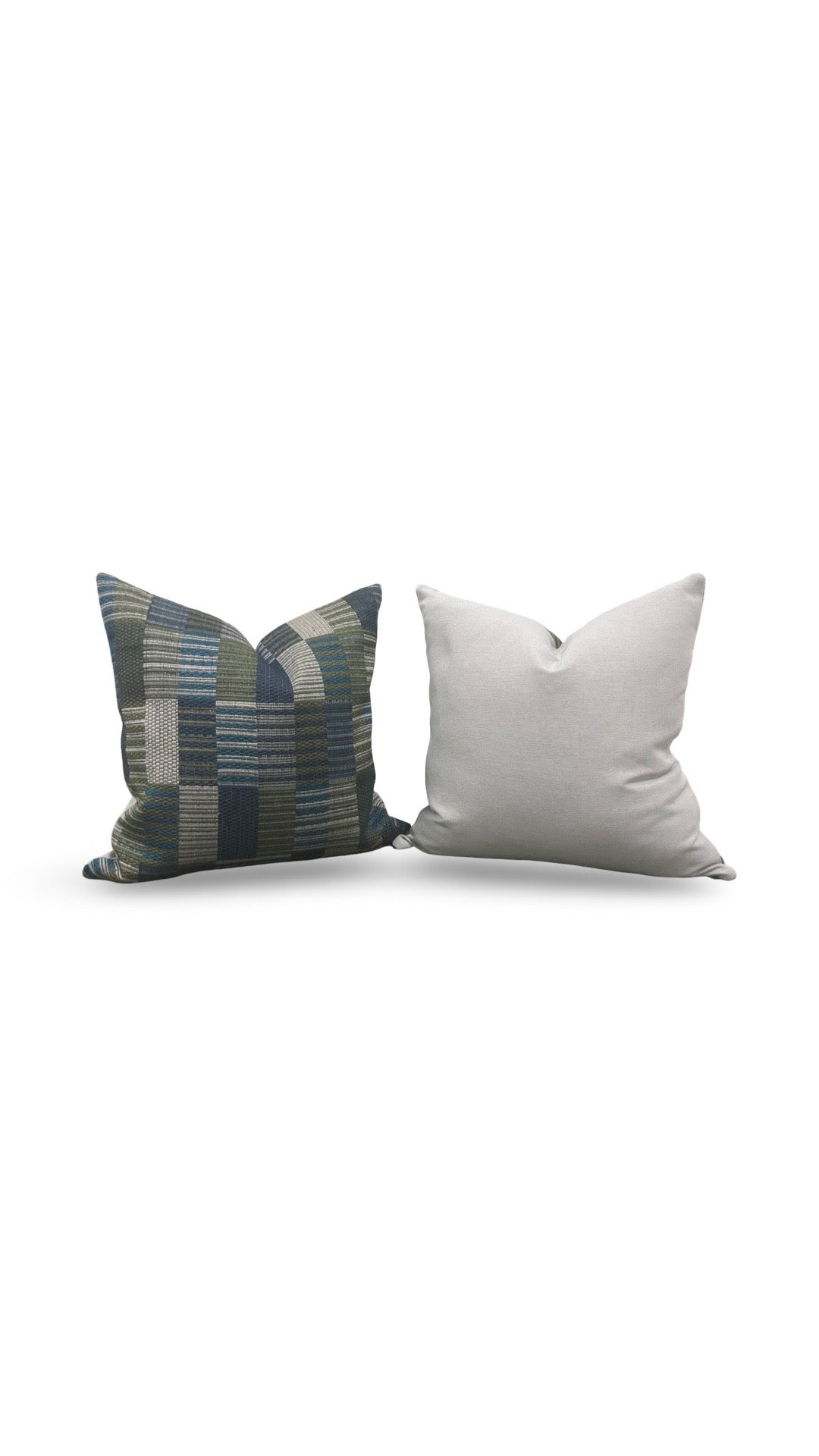 Brunschwig & Fils Decorative Pillow Sudare Meadow 20x20" Knife Edge Cover