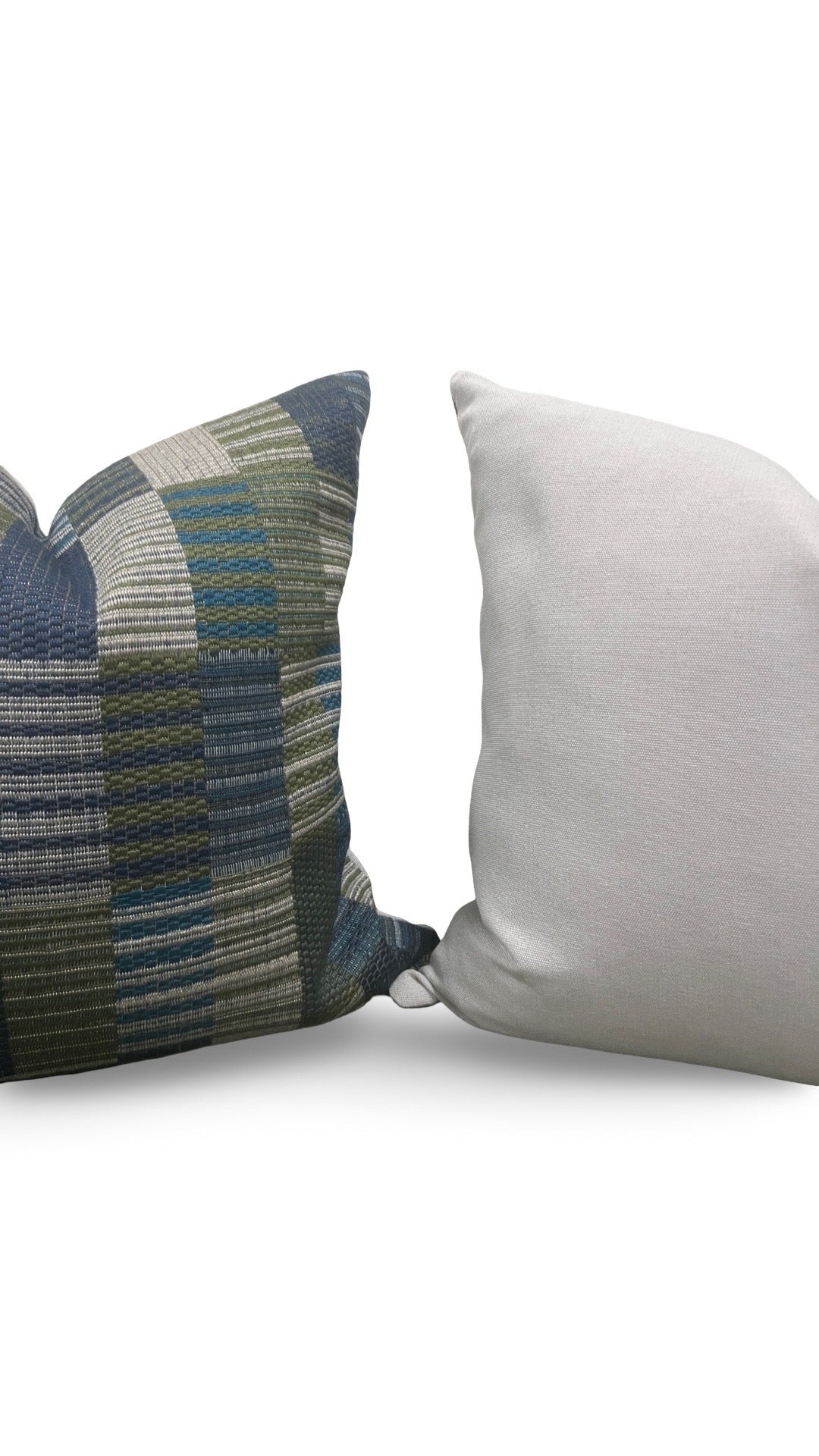 Brunschwig & Fils Decorative Pillow Sudare Meadow 20x20" Knife Edge Cover