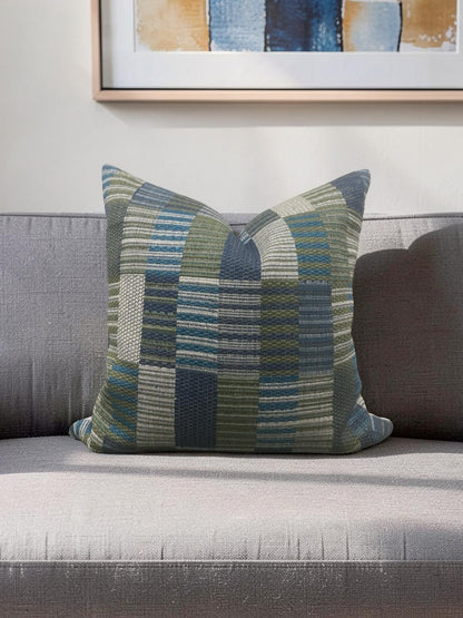 Brunschwig & Fils Decorative Pillow Sudare Meadow 20x20" Knife Edge Cover