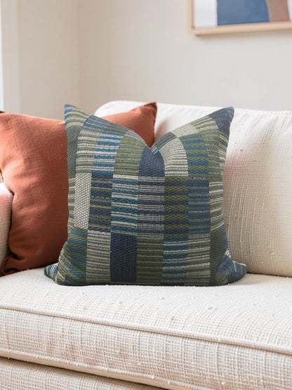 Brunschwig & Fils Decorative Pillow Sudare Meadow 20x20" Knife Edge Cover