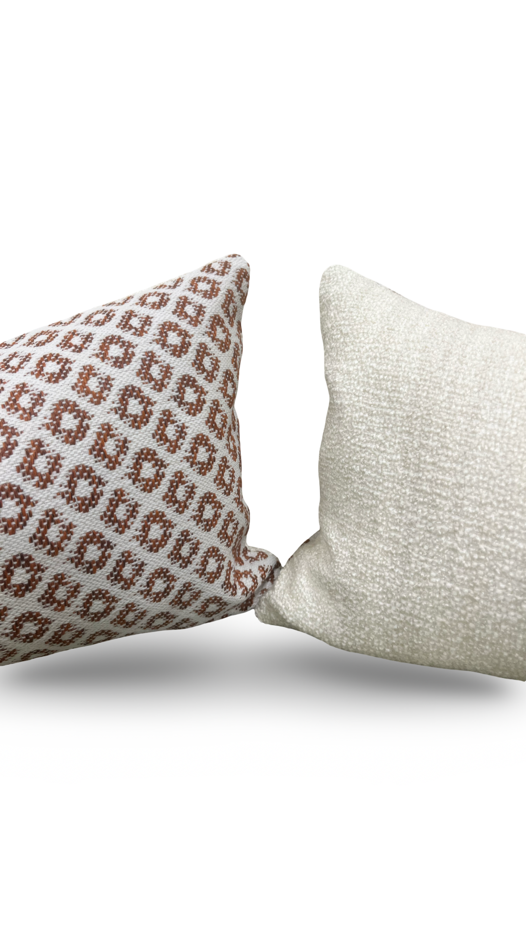 Luxury Pillow Yak Naranja 12x18" Knife Edge Decorative Lumbar Pillow