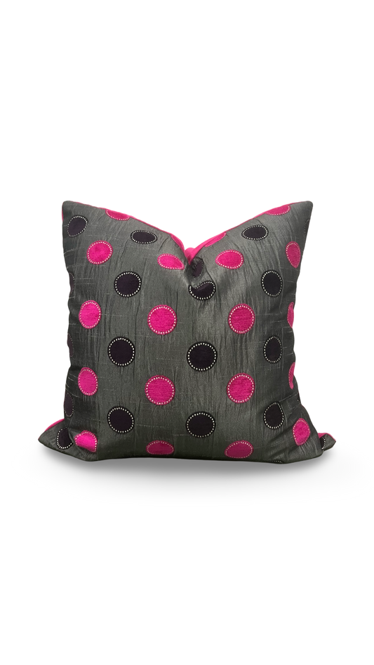 Bolero Pink 20x20" Knife Edge Decorative Pillow